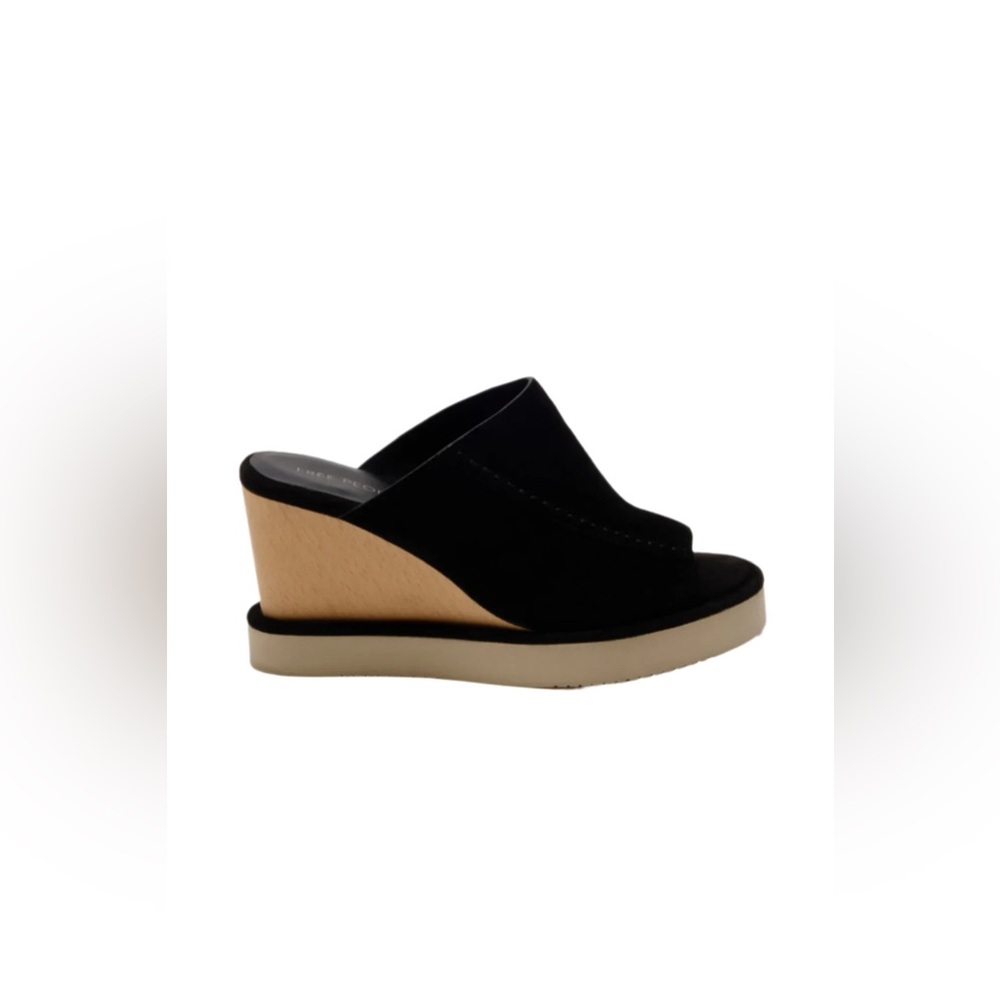 🆕 FREE PEOPLE | RUNNING IN WEDGES | BLACK | SIZE: US 8 (EU 38.5)